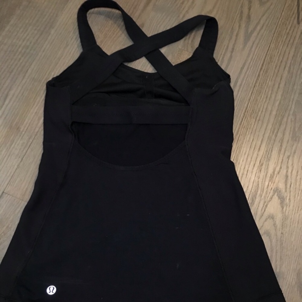 Black lulu tank top - Picture 2 of 2
